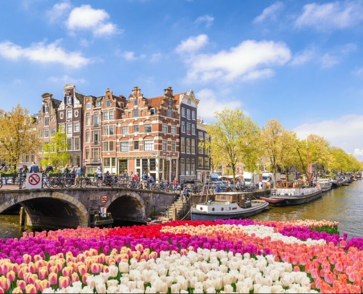 Amsterdam i Keukenhof